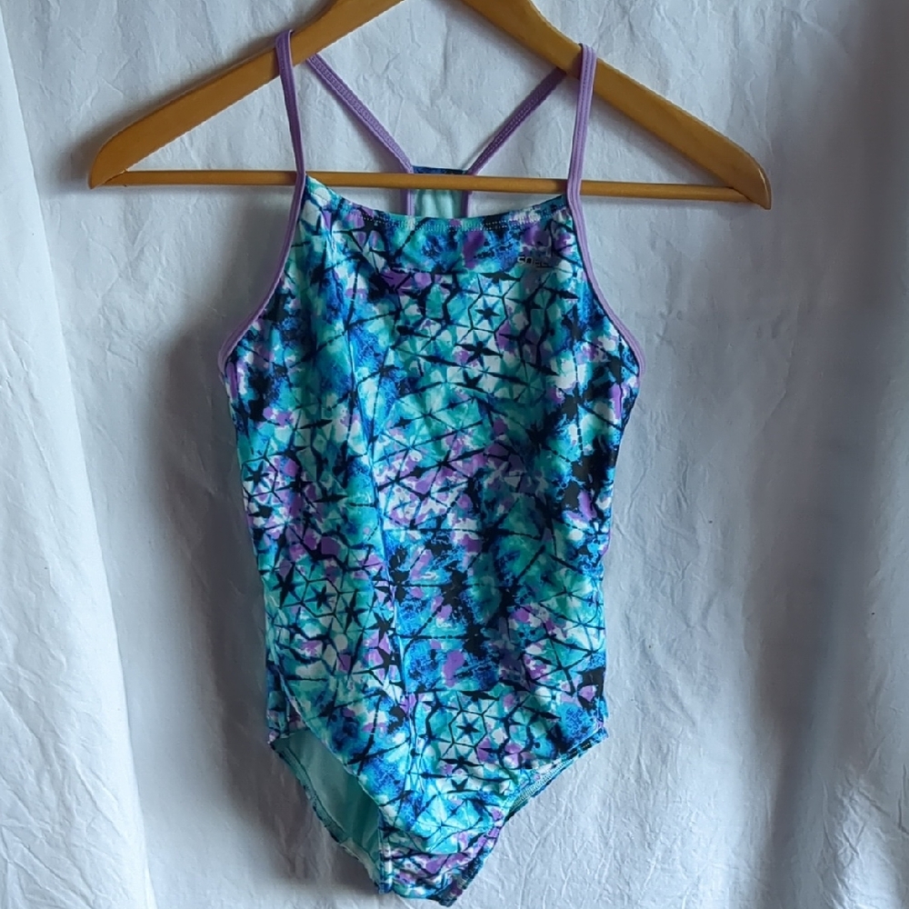 Speedo Bathing suit Geometric Swimsuit 14